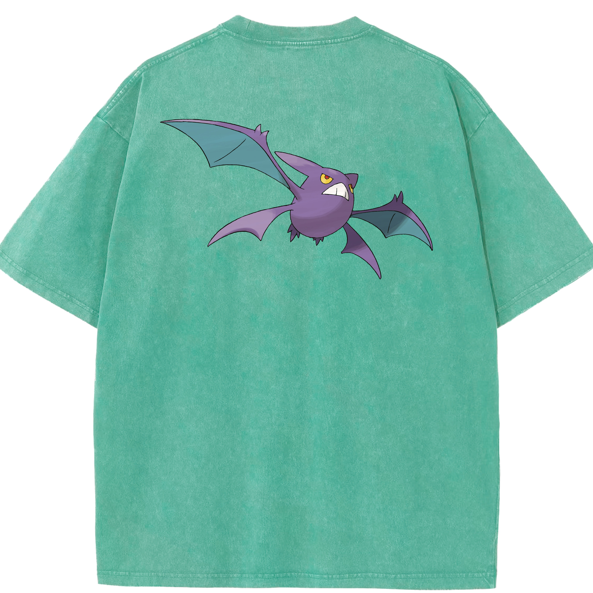 （画像用） ポケットモンスター Pokémon 綿100% ヴィンテージ風 半袖Tシャツ（背面プリント）